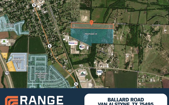 Pictures of Land property located at Ballard Rd, Van Alstyne, TX 75495 for sales - image #1