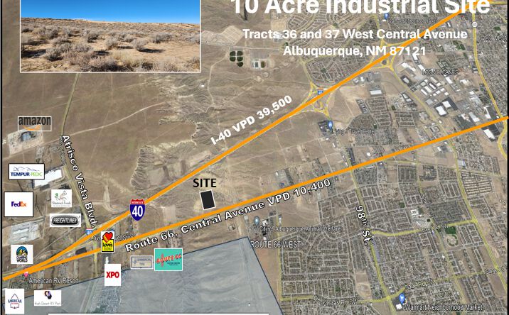 Pictures of Land property located at 12403 Central Ave NW, Albuquerque, NM 87121 for sales - image #1