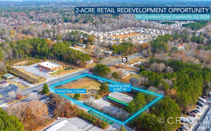 Pictures of Retail, Special Purpose property located at 106 Commerce St, Fayetteville, GA 30214 for comps - image #1