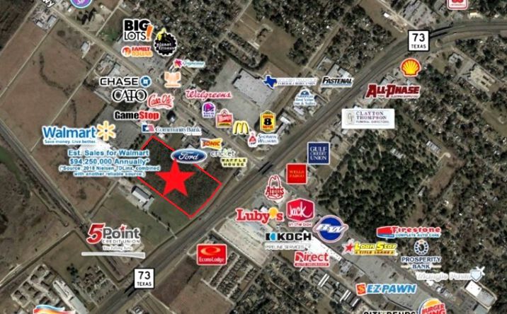 Pictures of Land property located at 4999 Twin City Hwy, Port Arthur, TX 77642 for sales - image #1