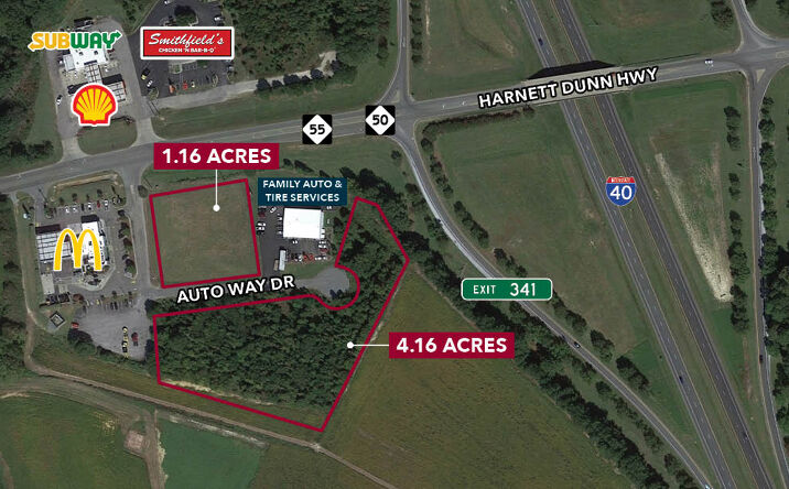 Pictures of Land property located at Auto Way Dr, Newton Grove, NC 28366 for sales - image #1