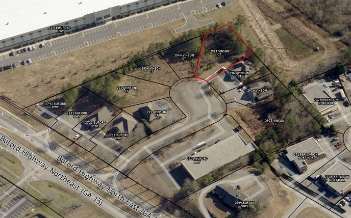 Pictures of Land property located at 2954 Vinson Ct, Buford, GA 30518 for sales - image #1