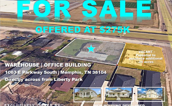 Pictures of Industrial, Land property located at 1063 E Pkwy S, Memphis, TN 38104 for sales - image #1