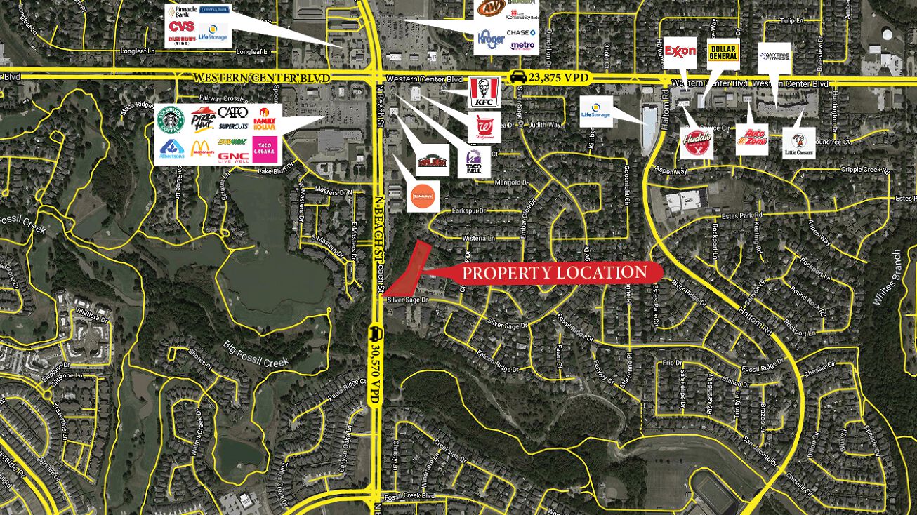 Pictures of Land property located at 4501 Silver Sage Dr, Haltom City, TX 76137 for sales - image #1