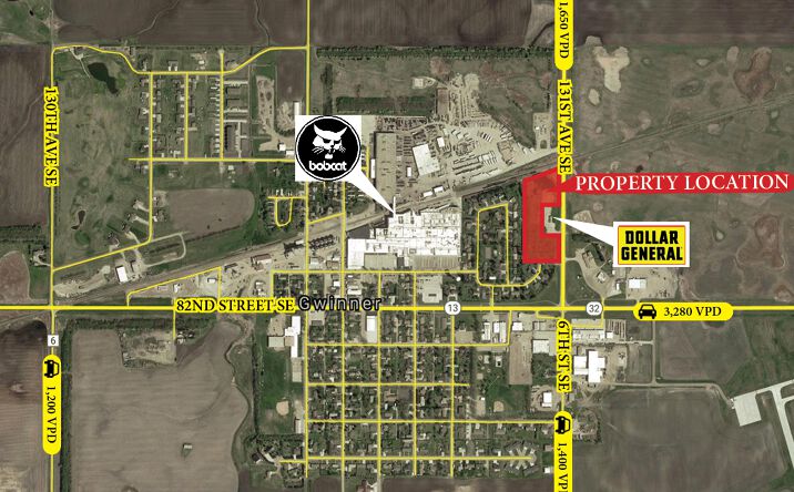 Pictures of Land property located at 8179 ND-32, Gwinner, ND 58040 for sales - image #1