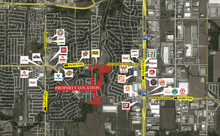 Pictures of Land property located at 1111 Sycamore School Rd, Fort Worth, TX 76134 for sales - image #1