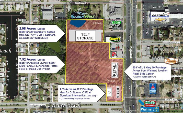 Pictures of Land property located at 12737 US-19, Hudson, FL 34667 for sales - image #1