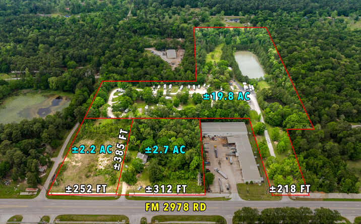 Pictures of Land property located at 28025 FM2978 Tract A, Magnolia, TX 77354 for sales - image #1