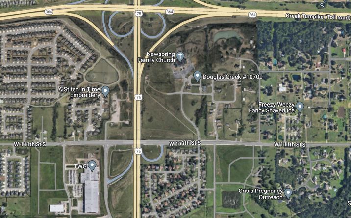 Pictures of Land property located at Ne/c 111th & Us Hwy 75, Bixby, OK 74008 for sales - image #1