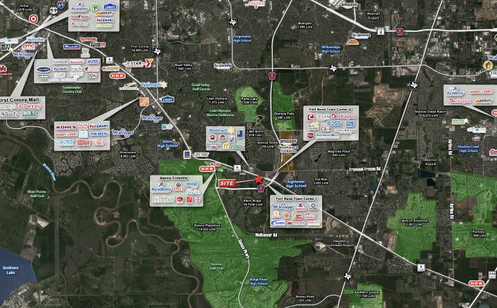 Pictures of Land property located at 10060 Hwy 6, Missouri City, TX 77459 for sales - image #1