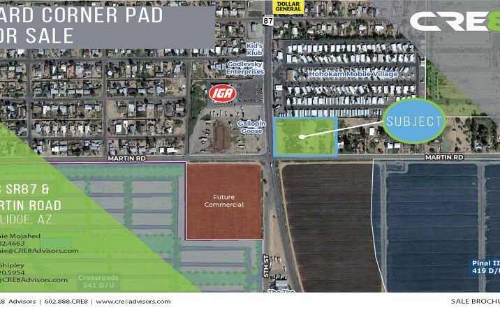 Pictures of Land property located at 2024 S Arizona Blvd, Coolidge, AZ 85128 for sales - image #1