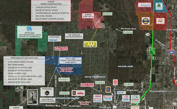 Pictures of Land property located at SEC Northlake Blvd & Coconut Blvd, Palm Beach Gardens, FL 33412 for sales - image #1