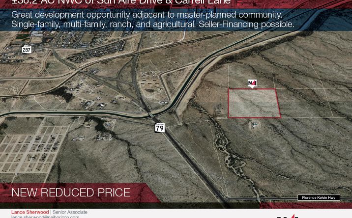 Pictures of Land property located at NWC Sun Aire Drive & Carrell Ln, Florence, AZ 85132 for sales - image #1