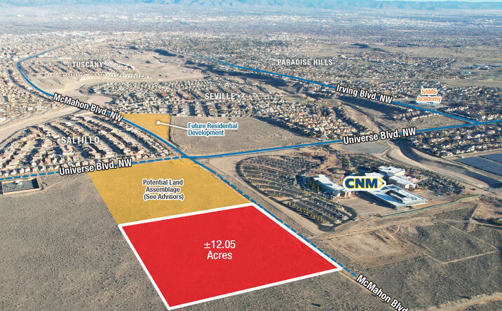 Pictures of Land property located at NWQ McMahon & Universe Blvds. NW | Rio Rancho, NM, Rio Rancho, NM 87114 for sales - image #1