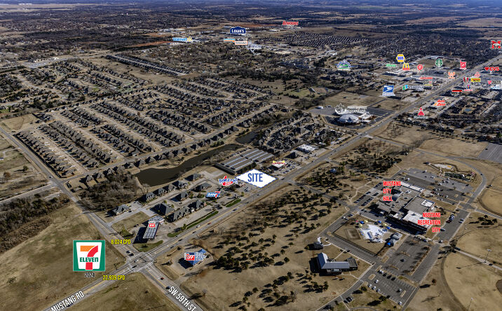 Pictures of Land property located at 1300 N Mustang Rd, Mustang, OK 73064 for sales - image #1