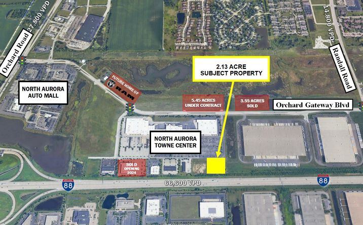 Pictures of Land property located at Lot 5 Towne Center Dr, North Aurora, IL 60542 for sales - image #1