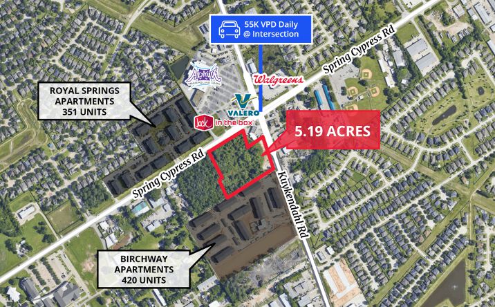 Pictures of Land property located at 4727 Spring Cypress Rd, Spring, TX 77379 for sales - image #1