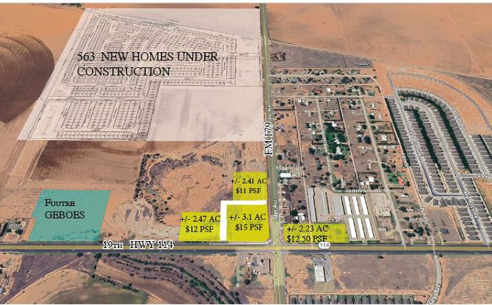 Pictures of Land property located at SE corner of 19th and Inler, Lubbock, TX 79416 for sales - image #1