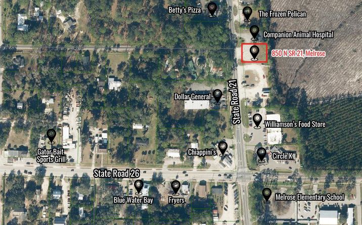Pictures of Land property located at 850 N SR 21, Melrose, FL 32666 for sales - image #1