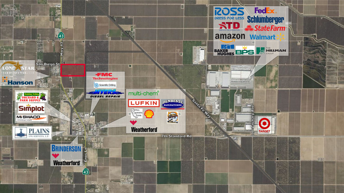 SEC Hwy 43 and San Diego Street, Shafter, CA 93263