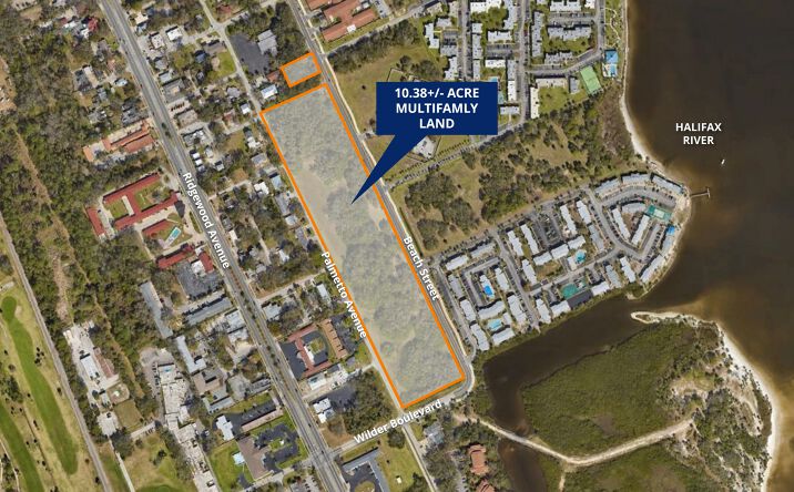Pictures of Land property located at NW Corner Boulevard & Beach Street, Daytona Beach, FL 32114 for sales - image #1