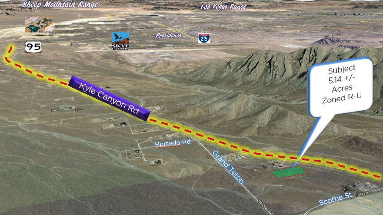 5.14 Acres Kyle Canyon Rd, Las Vegas, NV 89166