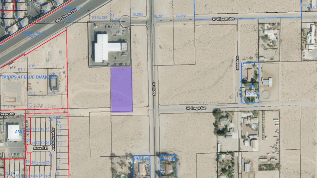 Cougar Avenue, West of Arville Street, Las Vegas, NV 89139 Land for