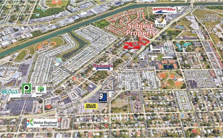 Pictures of Retail, Office, Mixed Use, Land property located at 915 S Tamiami Trail, Osprey, FL 34229 for comps - image #1