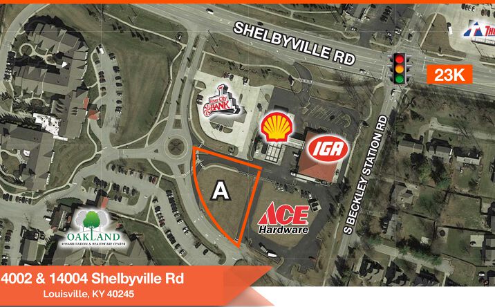 Pictures of Land property located at 14002 & 14004 Shelbyville Rd, Louisville, KY 40245 for comps - image #1