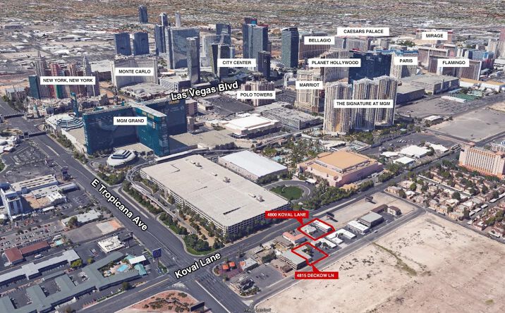 Pictures of Multifamily property located at 4800 Koval Ln. and  4815 Deckow Ln, Las Vegas, NV 89169 for sales - image #1