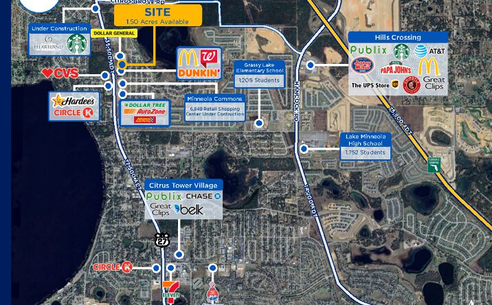 Pictures of Land property located at 923 US Hwy 27, Minneola, FL 34715 for sales - image #1