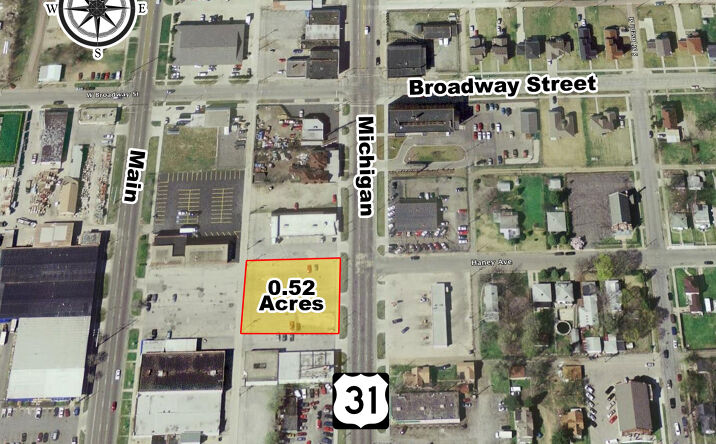 Pictures of Land property located at 1509 Michigan St, South Bend, IN 46613 for sales - image #1