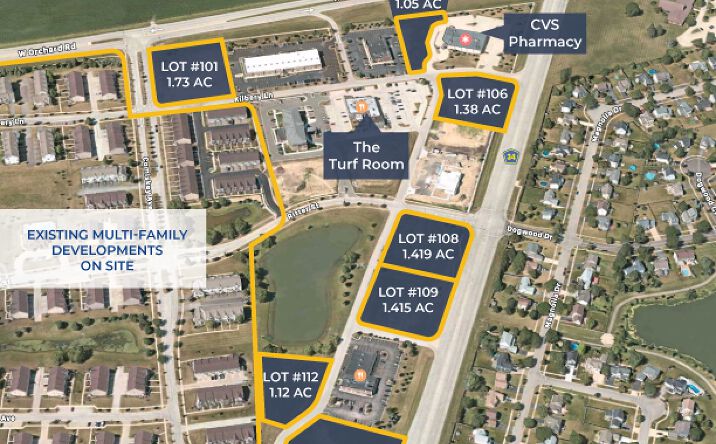 Pictures of Land property located at Randall Crossing Ln, North Aurora, IL 60542 for sales - image #1