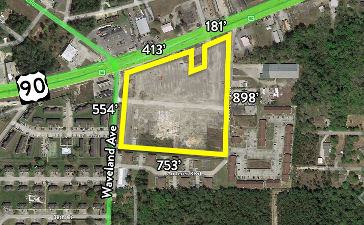 Pictures of Land property located at 709 US-90, Waveland, MS 39520 for sales - image #1