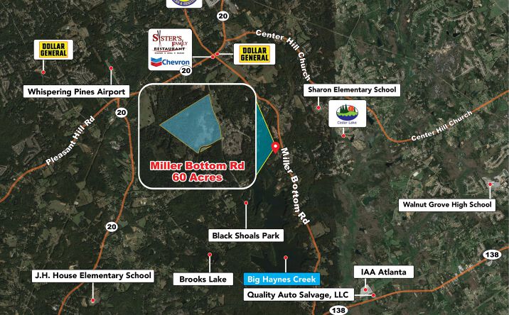 Pictures of Land property located at Miller Bottom Rd, Loganville, GA 30052 for sales - image #1