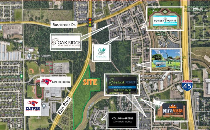 Pictures of Land property located at 0 Ella Blvd, Houston, TX 77067 for sales - image #1
