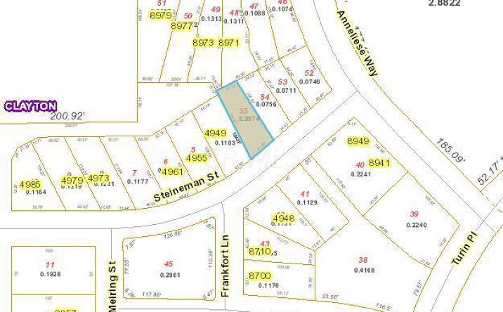 Pictures of Land property located at Lot 55 Steineman Street, Clayton, OH 45315 for sales - image #1