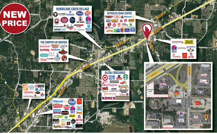 Pictures of Land property located at 22713 I-30 Frontage Rd, Bryant, AR 72022 for sales - image #1