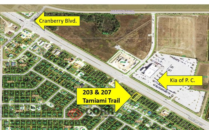 Pictures of Land property located at 203 Tamiami Trail, Port Charlotte, FL 33953 for sales - image #1