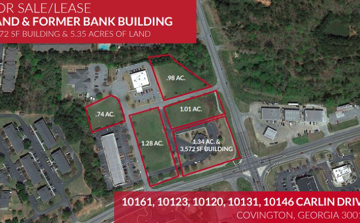 Pictures of Land property located at 10123 Carlin Ave, Covington, GA 30014 for sales - image #1