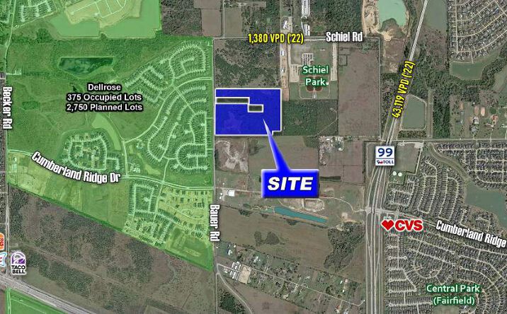 Pictures of Land property located at Bauer Rd, Scheil Rd, US-290, and Grand Pkwy, Cypress, TX 77433 for sales - image #1