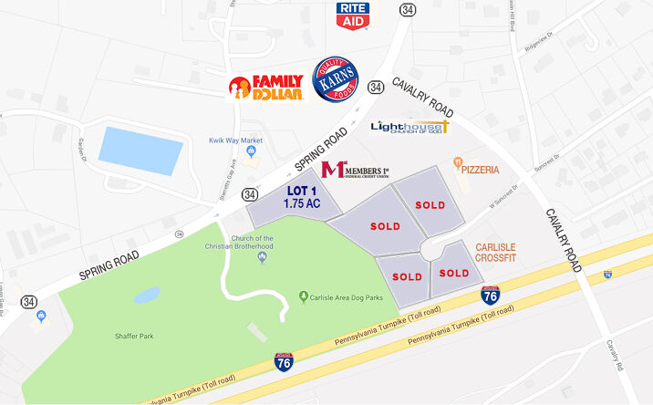 Pictures of Land property located at W. Suncrest Drive and Spring Road, Carlisle, PA 17013 for sales - image #1