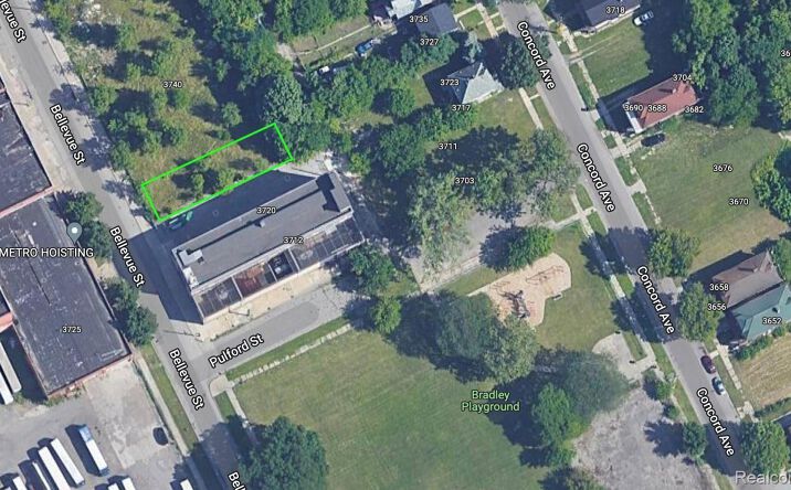 Pictures of Land property located at 3720 Bellevue St, Detroit, MI 48207 for sales - image #1