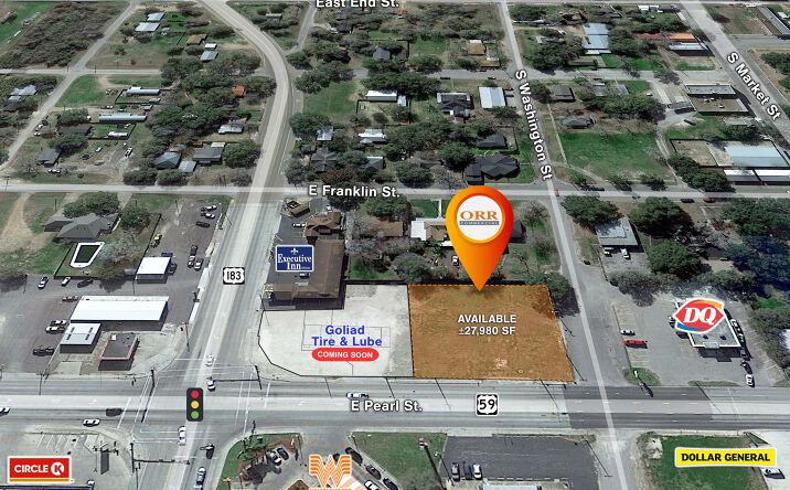 Pictures of Land property located at 108 S Jefferson St, Goliad, TX 77963 for sales - image #1