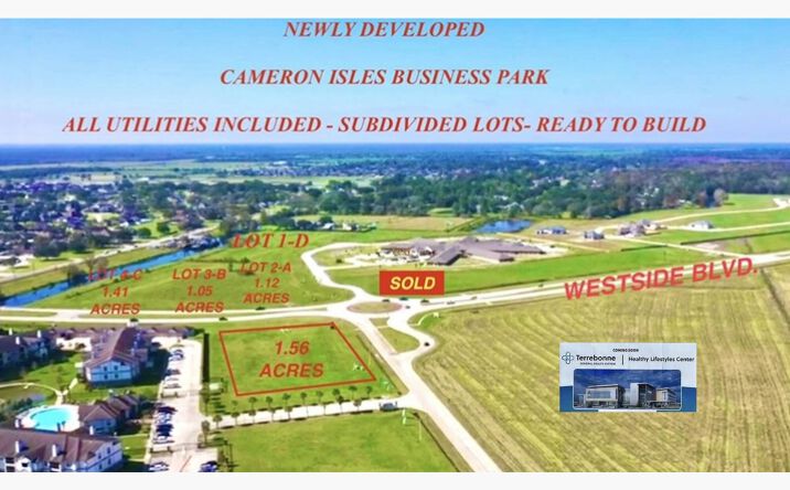 Pictures of Land property located at 815 Centurion Ln (Lot 4-C), Houma, LA 70360 for sales - image #1