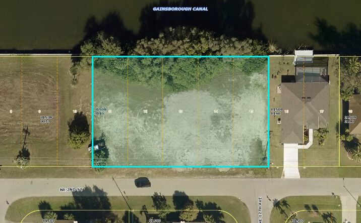 Pictures of Land property located at 1625 NE 2nd St, Cape Coral, FL 33909 for sales - image #1