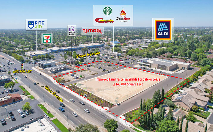 Pictures of Land property located at 2068 W Shaw Ave, Fresno, CA 93711 for sales - image #1