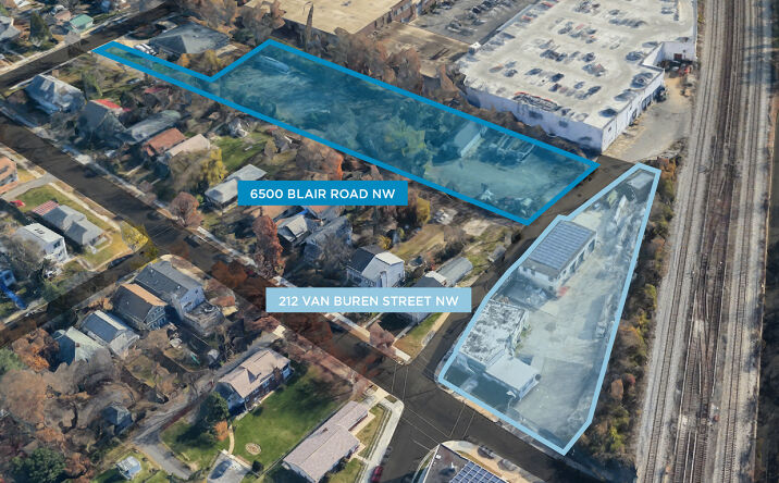 Pictures of Land property located at 212 Van Buren Street NW & 6500 Blair Road NW, Washington, DC 20012 for sales - image #1