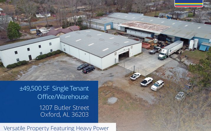 Pictures of Industrial property located at 1207 Butler St, Oxford, AL 36203 for sales - image #1