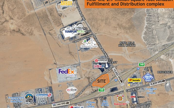 Pictures of Land property located at I- 40 N Frontage Rd, Albuquerque, NM 87121 for sales - image #1